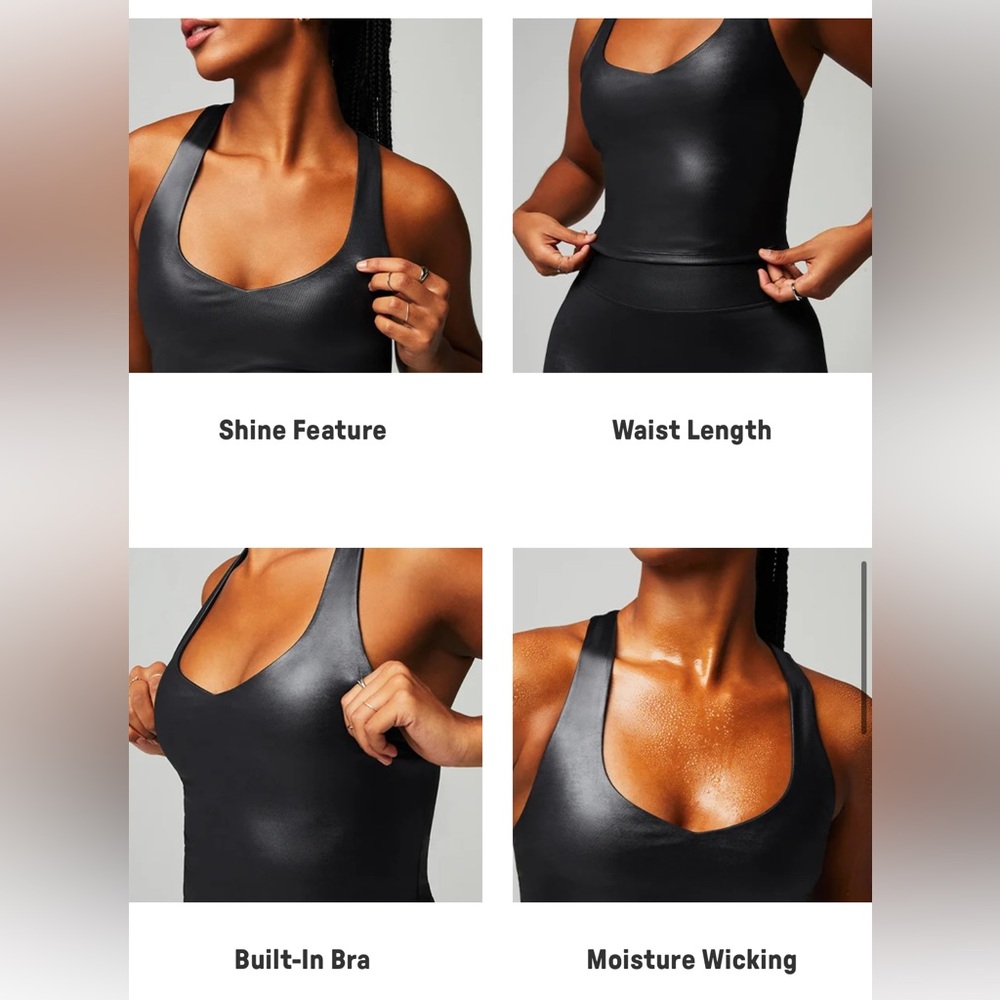 Fabletics Anywhere Shine Bra Tank - Picture 9 of 9